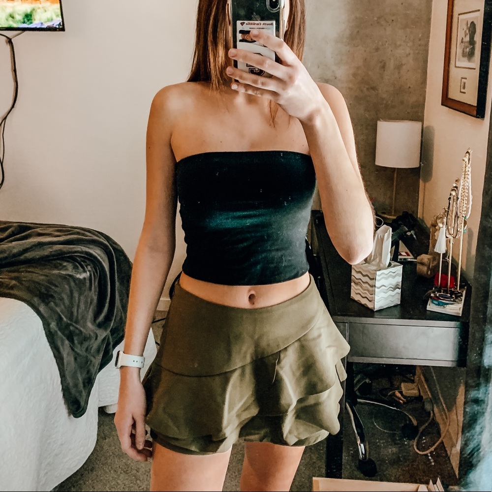 DO+BE Olive Green Skort